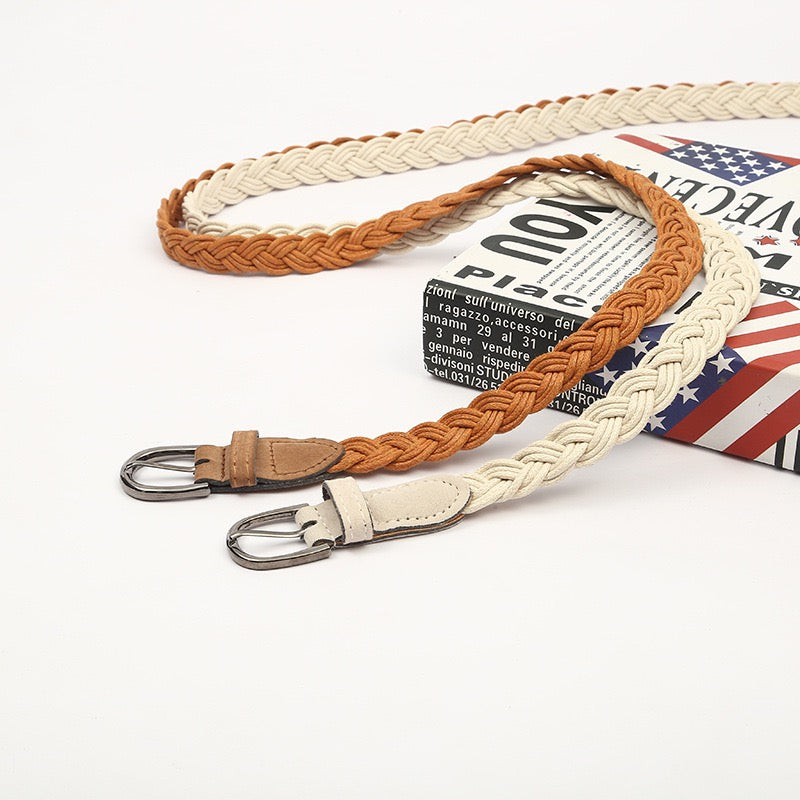 The Archer Belt | Hand-Woven Leather | Minimalist Definition