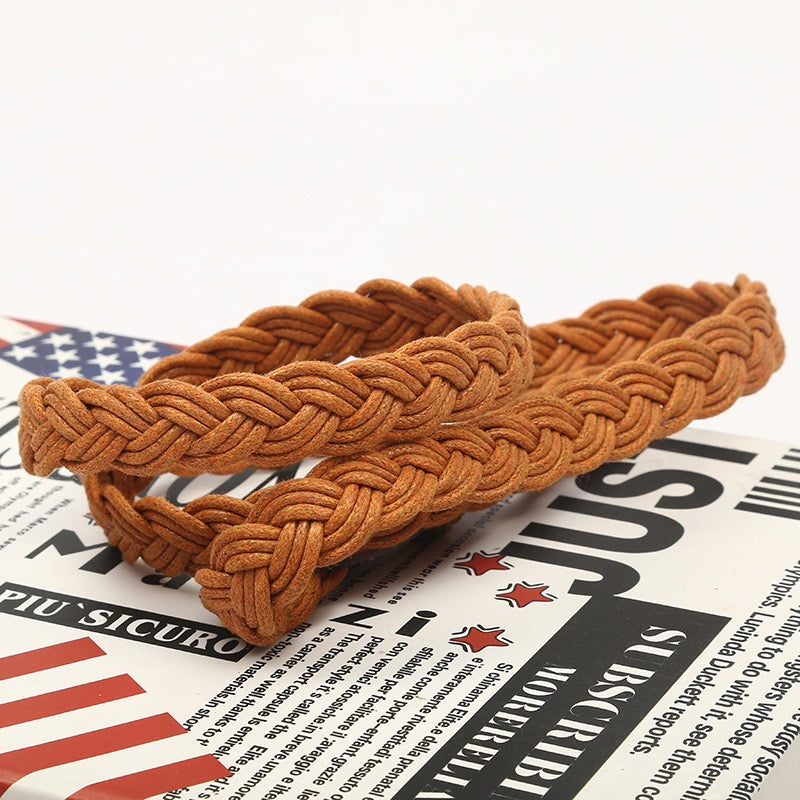 The Archer Belt | Hand-Woven Leather | Minimalist Definition