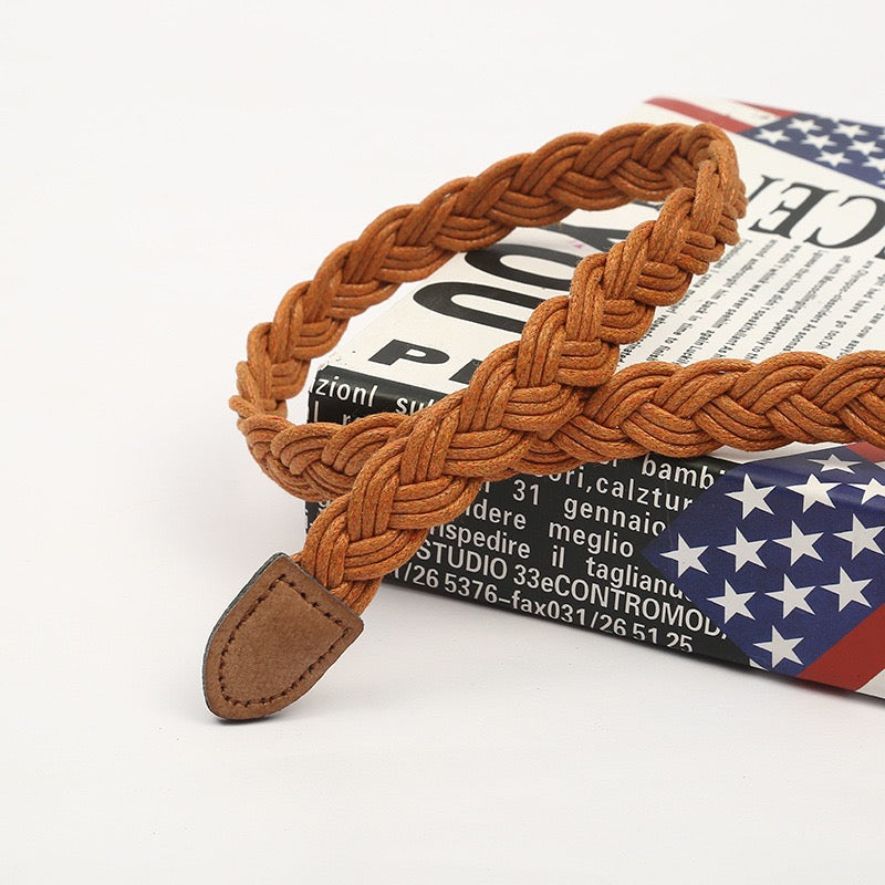 The Archer Belt | Hand-Woven Leather | Minimalist Definition