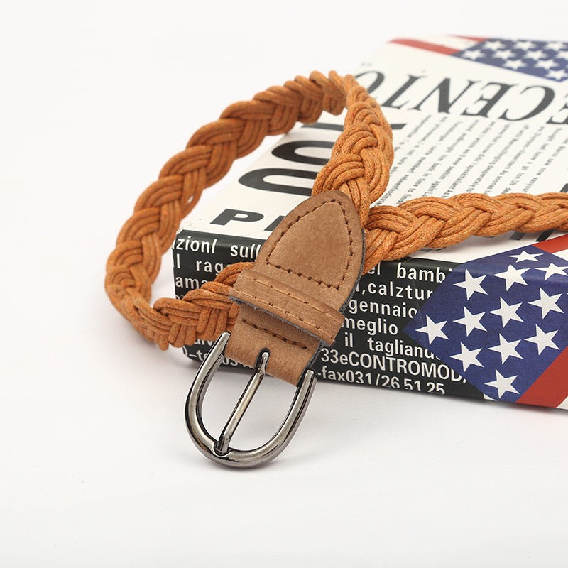 The Archer Belt | Hand-Woven Leather | Minimalist Definition