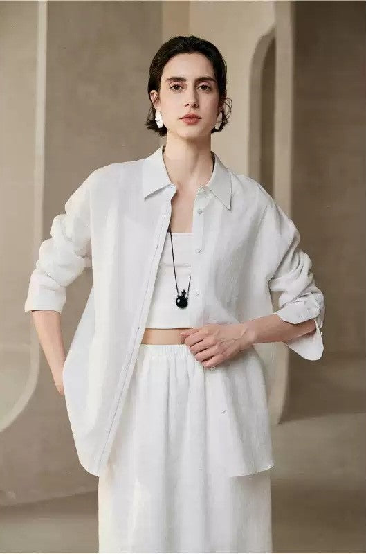 The Pure Linen Shirt | Relaxed Fit & Breathable | Vivelune