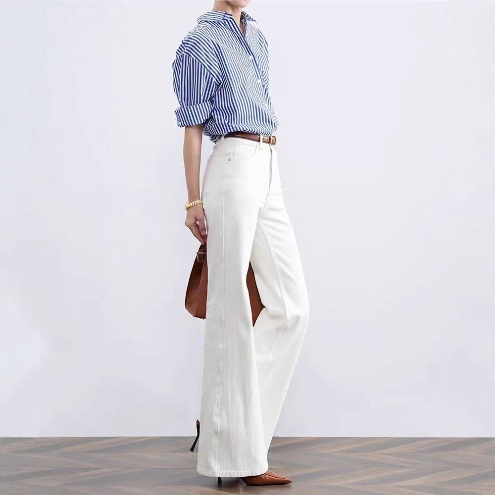 The Lunar Trousers | Wide-Leg White Pants | Effortless Elegance