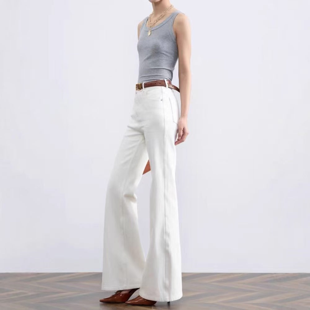 The Lunar Trousers | Wide-Leg White Pants | Effortless Elegance