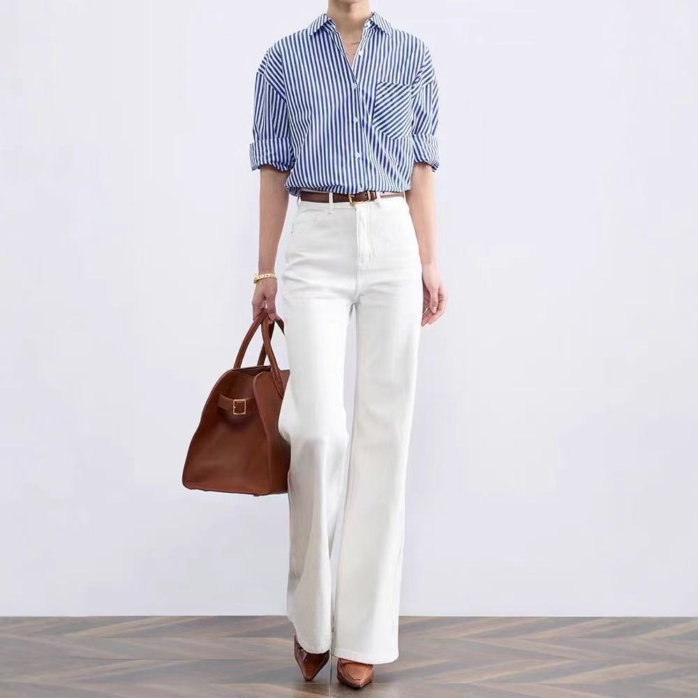 The Lunar Trousers | Wide-Leg White Pants | Effortless Elegance