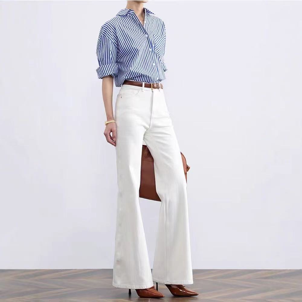 The Lunar Trousers | Wide-Leg White Pants | Effortless Elegance