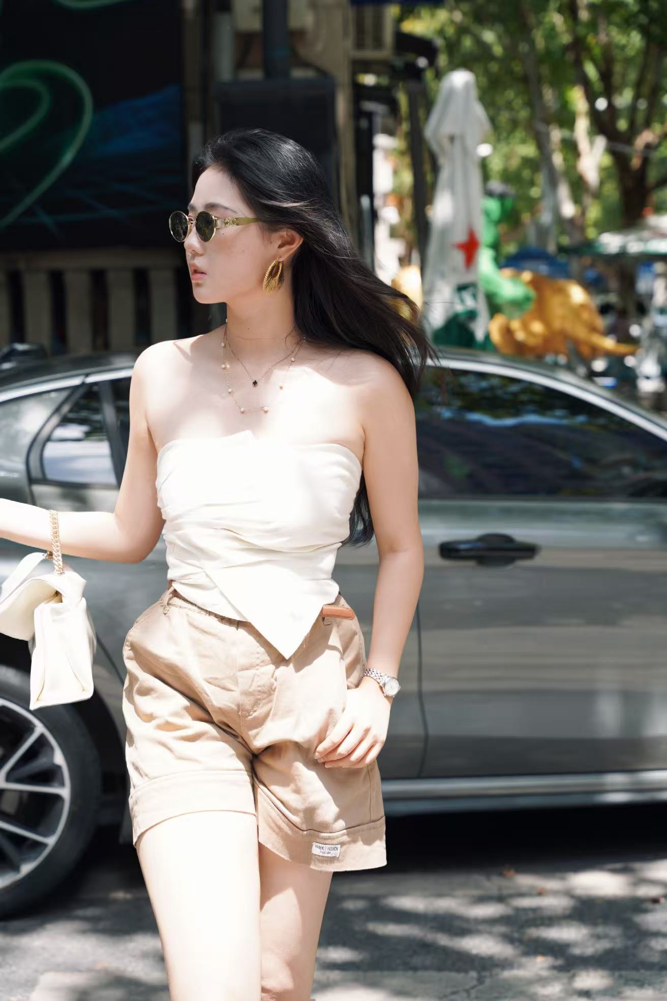 The Global Short | Tailored Khaki Shorts | Effortless Style