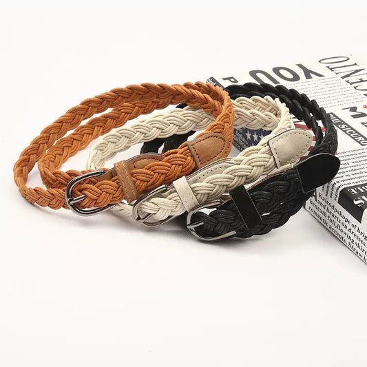 The Archer Belt | Hand-Woven Leather | Minimalist Definition