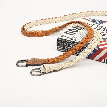 The Archer Belt | Hand-Woven Leather | Minimalist Definition