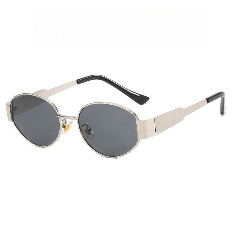 Retro Oval Metal Sunglasses | UV400 Protection | Lightweight Luxury