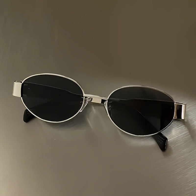 Retro Oval Metal Sunglasses | UV400 Protection | Lightweight Luxury
