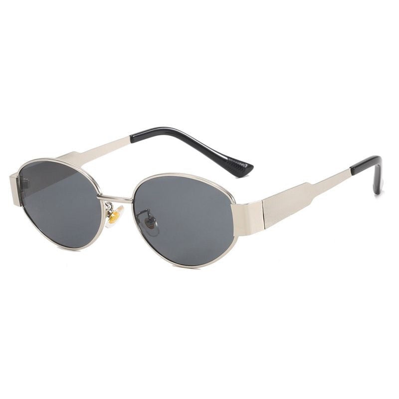 Retro Oval Metal Sunglasses | UV400 Protection | Lightweight Luxury