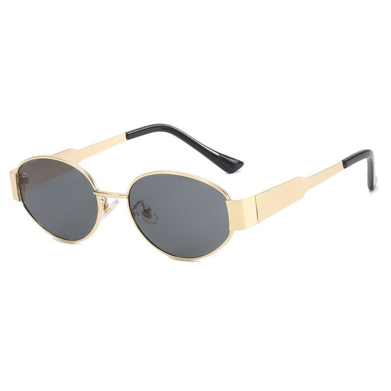 Retro Oval Metal Sunglasses | UV400 Protection | Lightweight Luxury