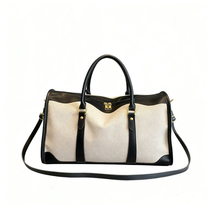 The Voyageur Duffle | Premium Canvas & Leather | Global Weekender