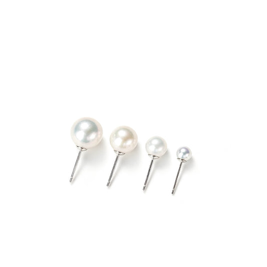 The Orb Earrings | Premium Australian Pearl Studs | Cool & Warm Light