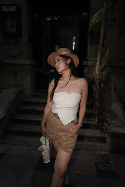 The Global Short | Tailored Khaki Shorts | Effortless Style